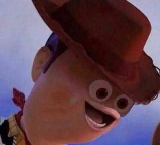 Woody suprised Blank Meme Template