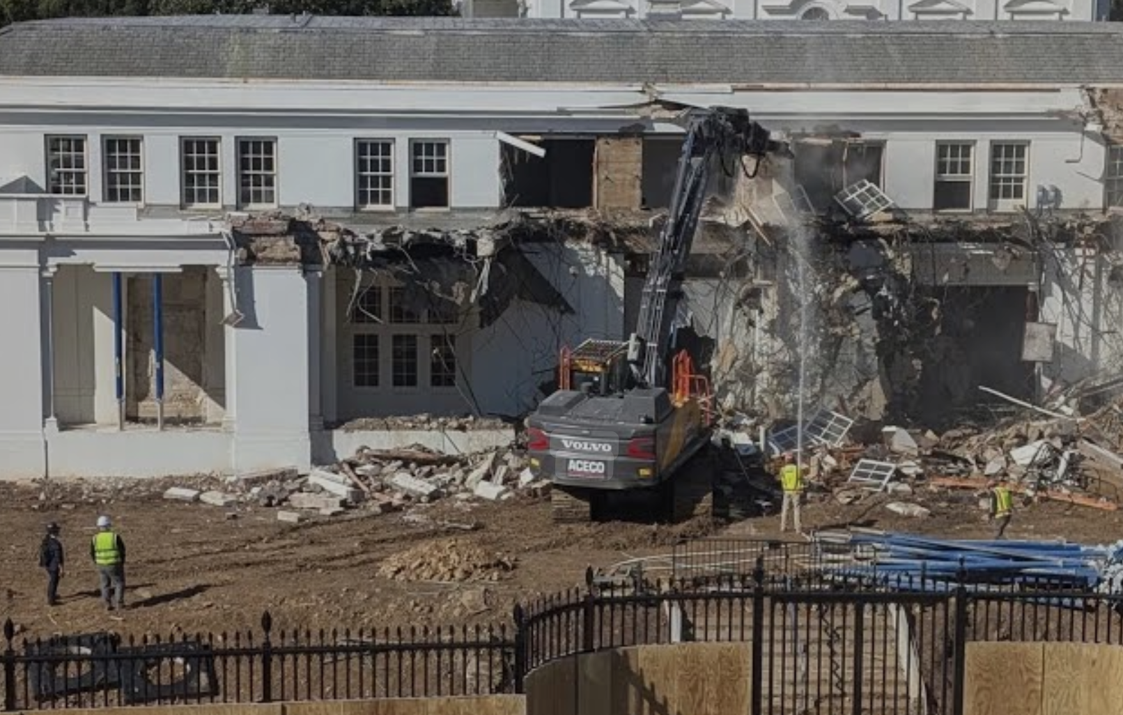 White House Demolition Blank Meme Template