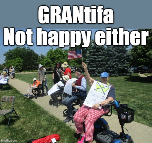 GRANtifa
Not happy either | made w/ Imgflip meme maker