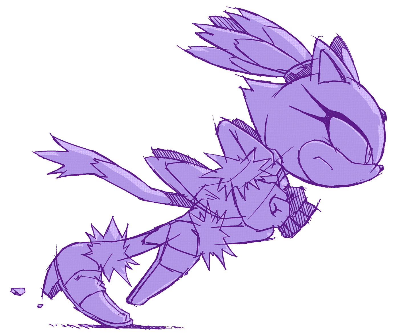 Blaze the Cat move Blank Meme Template