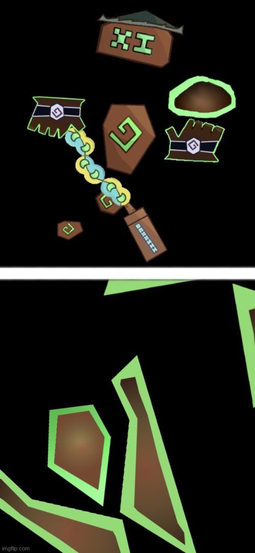 Qarofan Golett {Ancient Alola} (Qarofa is a the old world for Aloha which means hello and goodbye) and Sneek peak on Golurk | made w/ Imgflip meme maker