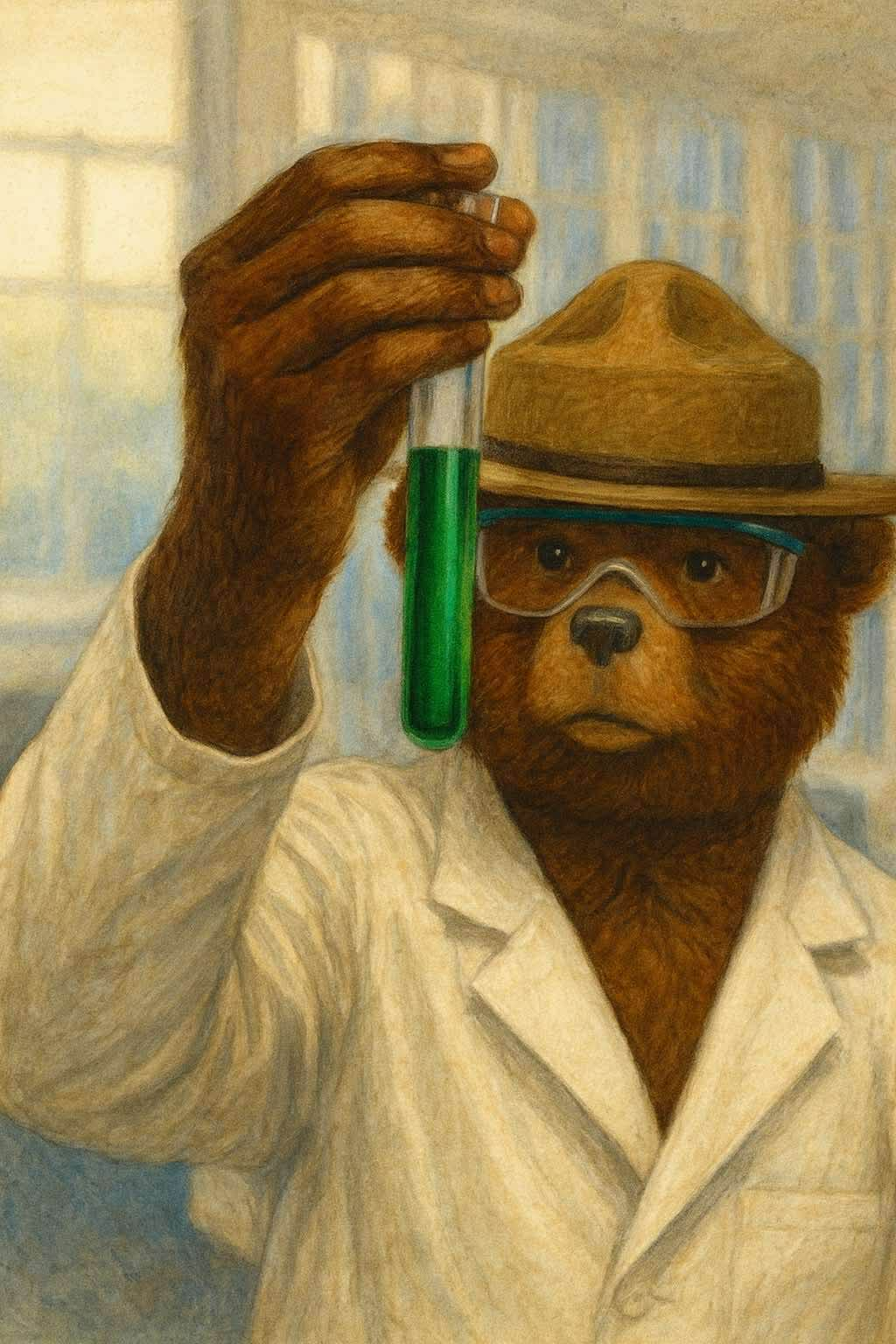 Smokey the Bear Blank Meme Template