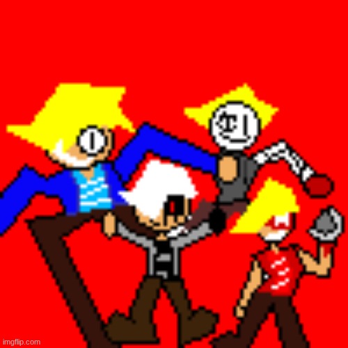 aw shit looks like he found friends | image tagged in max,dark max,dark virus,max aau | made w/ Imgflip meme maker