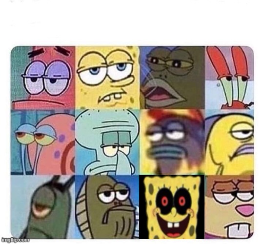 Yarer new meme | image tagged in annoyed spongebob | made w/ Imgflip meme maker