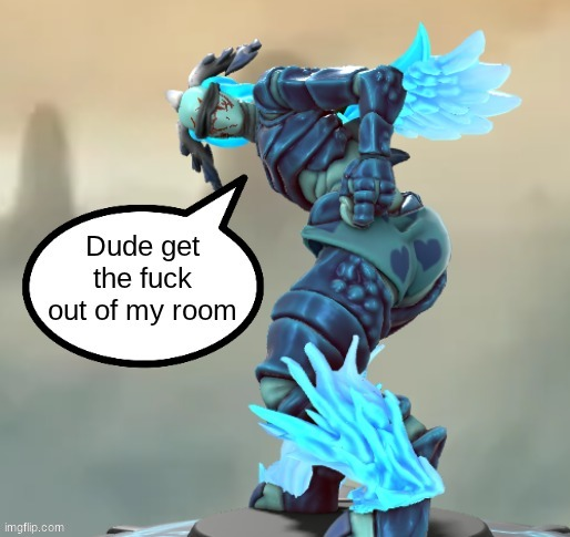 dude get out of my room Blank Meme Template
