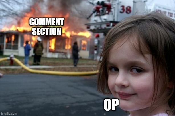 Little girl house fire Blank Meme Template