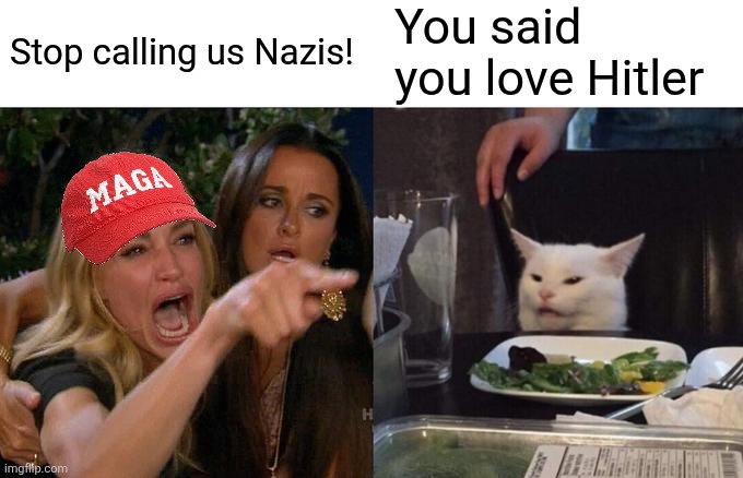 MAGA Argentina! | You said you love Hitler; Stop calling us Nazis! | image tagged in maga,dumb,nazi | made w/ Imgflip meme maker