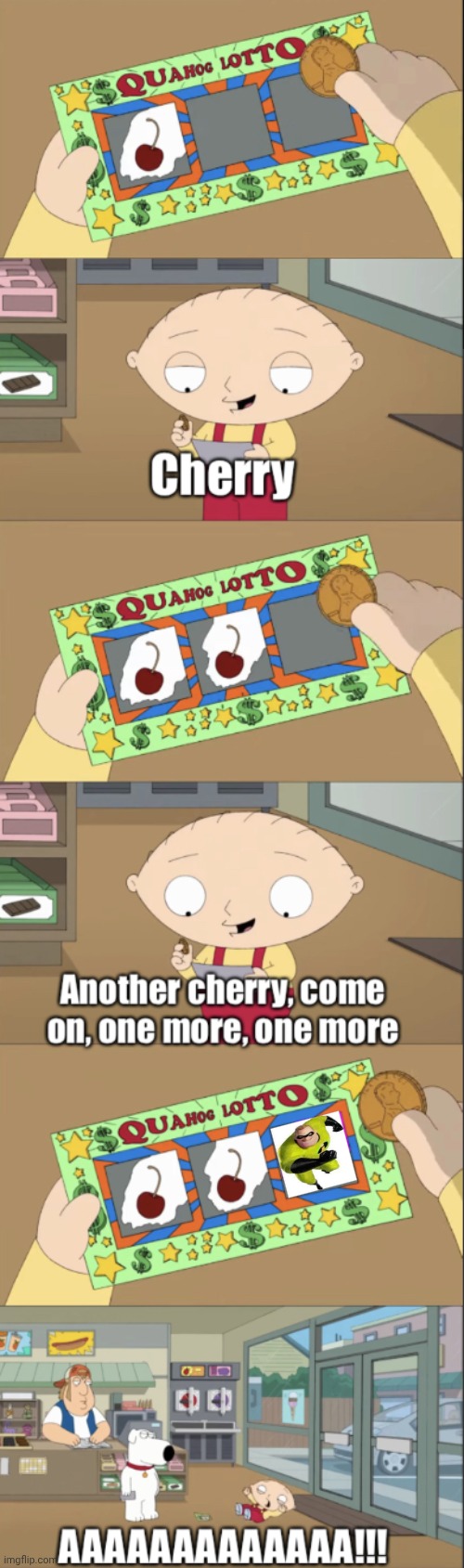 Stewie scratch card | image tagged in stewie scratch card | made w/ Imgflip meme maker