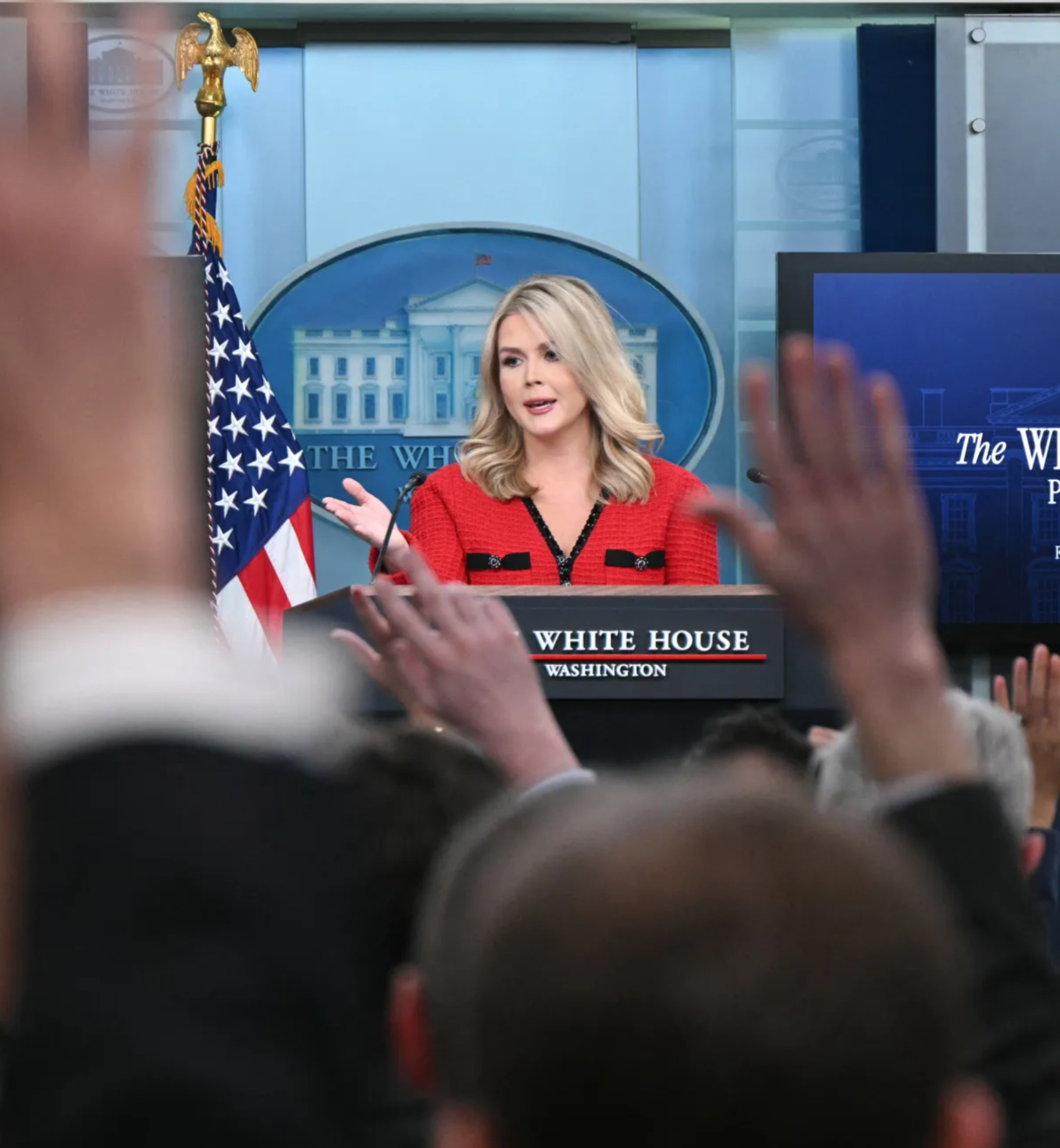 High Quality Press secretary Blank Meme Template