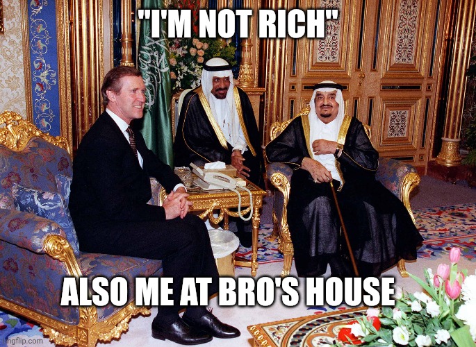 Friendship lie's | "I'M NOT RICH"; ALSO ME AT BRO'S HOUSE | image tagged in ragebait | made w/ Imgflip meme maker