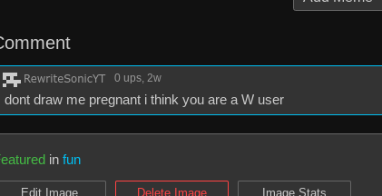 High Quality "don't draw me pregnant i think you are a W user" Blank Meme Template