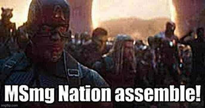 MSmg Nation assemble! Blank Meme Template