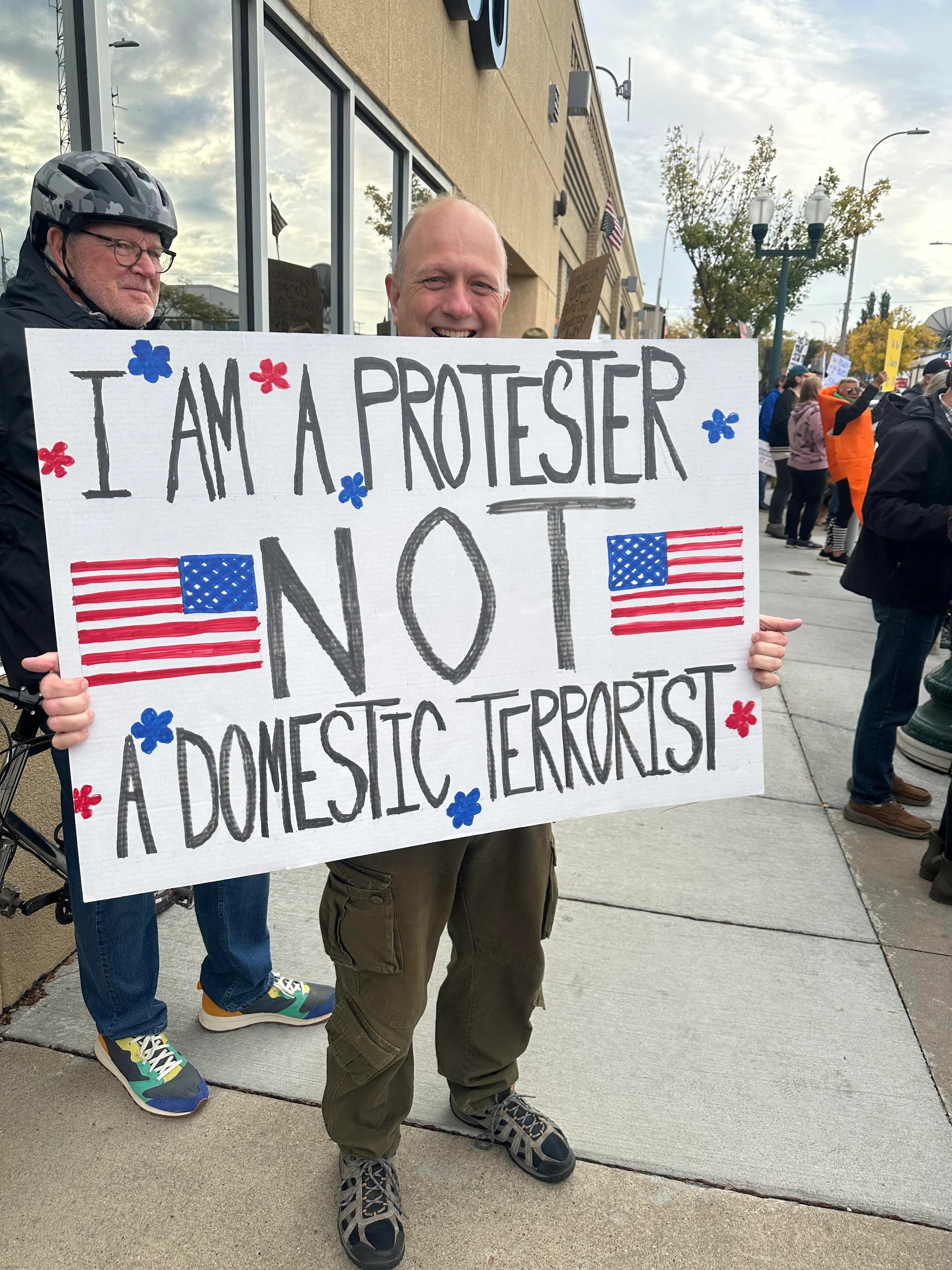 A certain president has seemingly forgotten this! | Taken from the "No Kings" Protest in Sioux Falls, SD on October 18, 2025 | image tagged in memes,politics,protesters | made w/ Imgflip meme maker