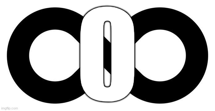 Infinity Sign | 0 | image tagged in infinity sign | made w/ Imgflip meme maker