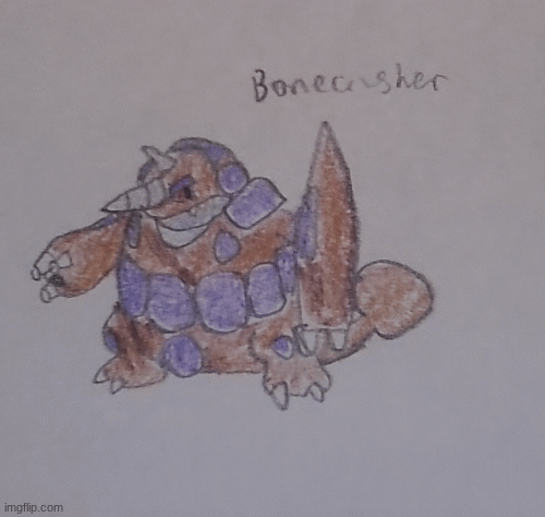 Rhyperior as Bonecrusher | image tagged in pokemon,transformers,art | made w/ Imgflip images-to-gif maker
