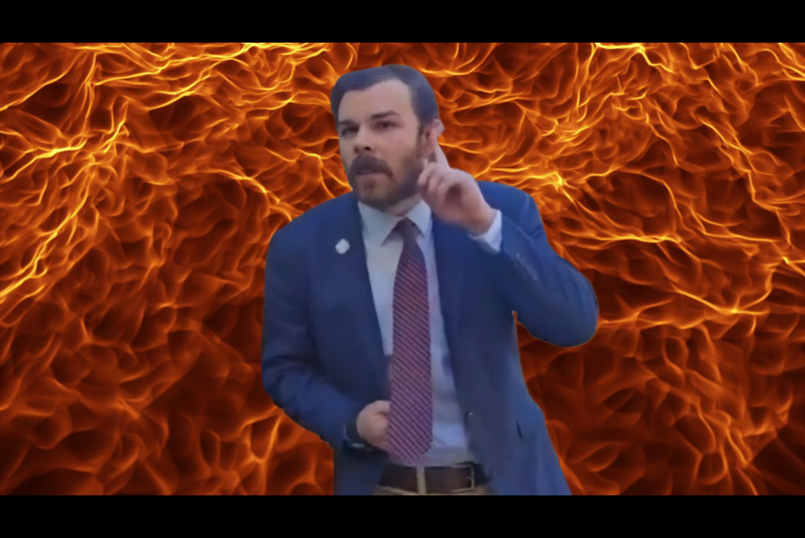 Feminine man in Utah Blank Meme Template