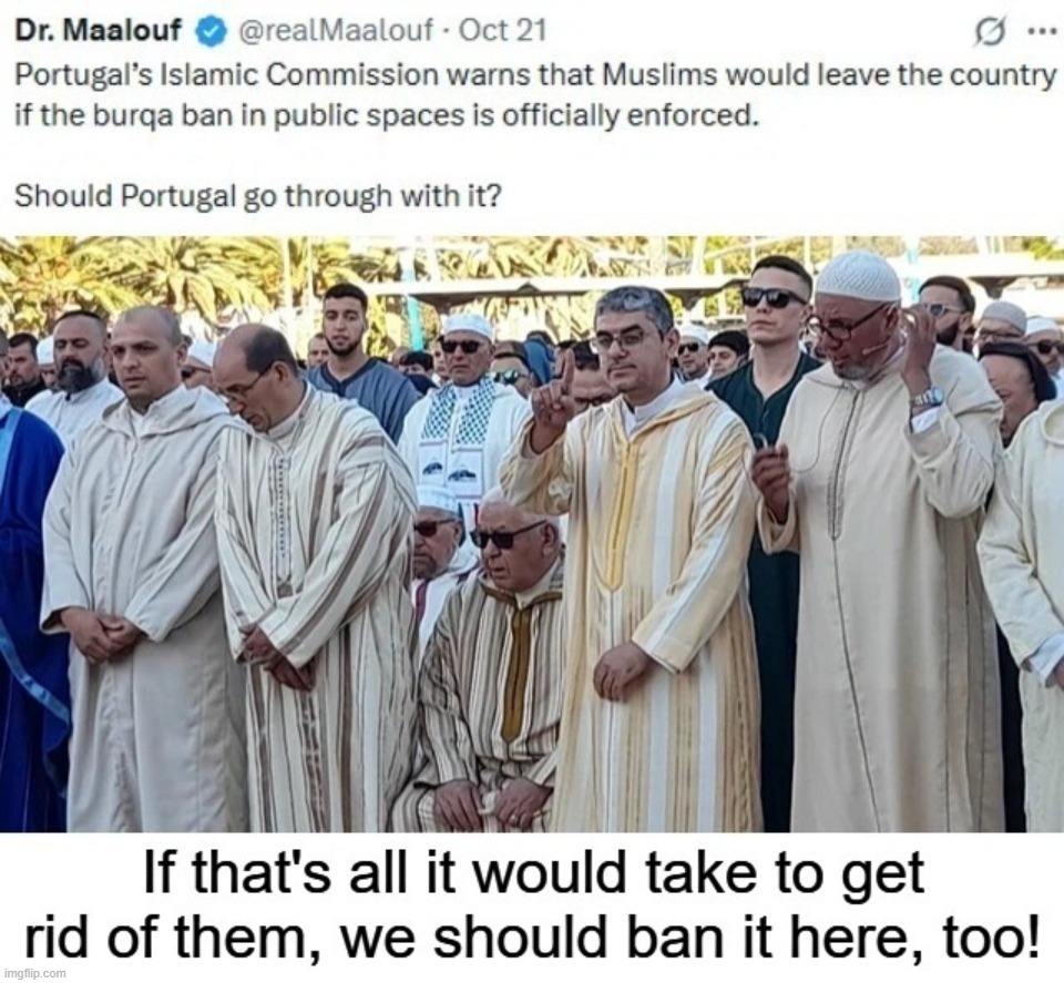 Is that a promise or a threat? | image tagged in radical islam,goat humpers,goat shaggers,love it or leave it,go home you're drunk,ban the burqa | made w/ Imgflip meme maker
