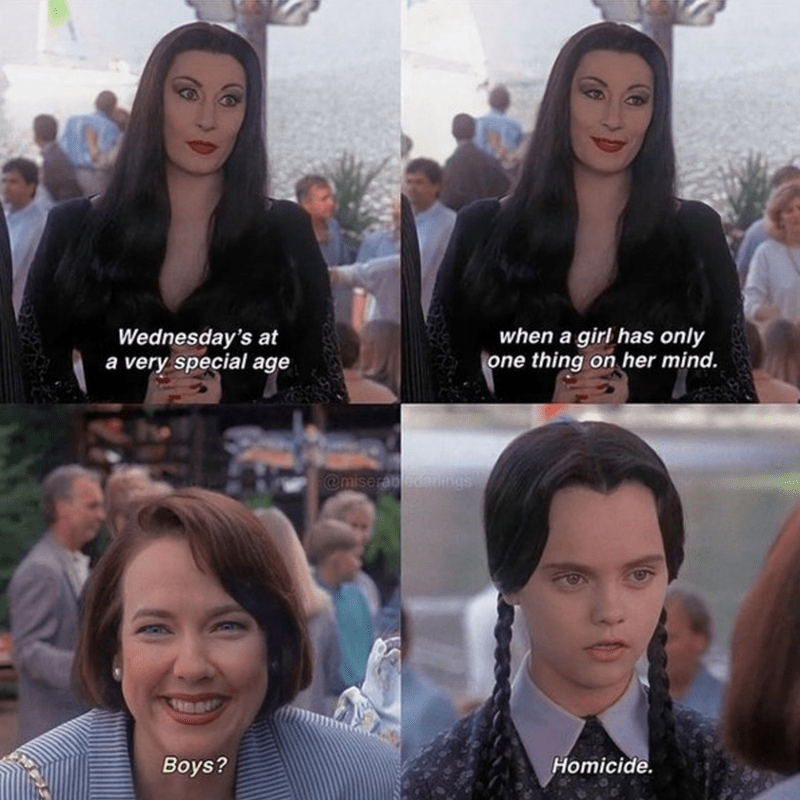 only has one thing on her mind Blank Meme Template