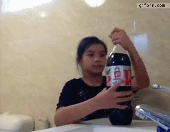 Mentos girl Blank Meme Template