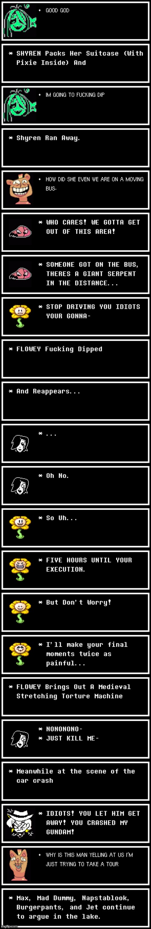 Note to burgerpants: shyren can float. | made w/ Imgflip meme maker