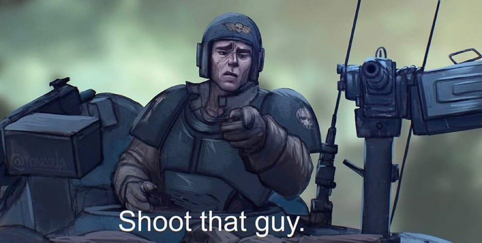 Shoot that guy Blank Meme Template