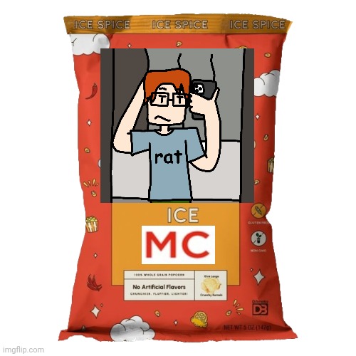 Ice Spice popcorn | image tagged in ice spice popcorn | made w/ Imgflip meme maker