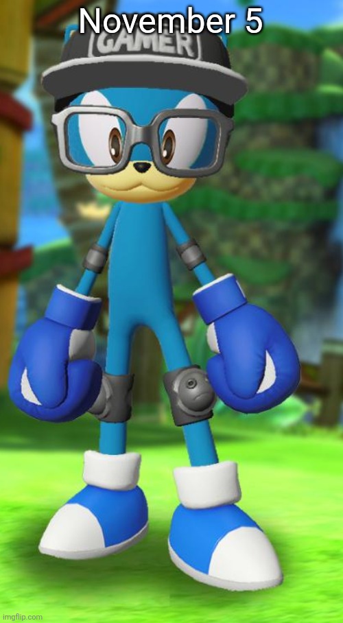 Pump but recreated in the official Sega fan card maker | November 5 | image tagged in pump but recreated in the official sega fan card maker | made w/ Imgflip meme maker