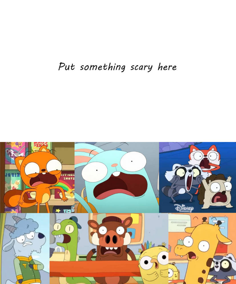 Kiff and Friends are scared or reaction Blank Meme Template