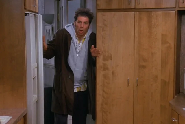 Kramer wrong floor Seinfeld Blank Meme Template