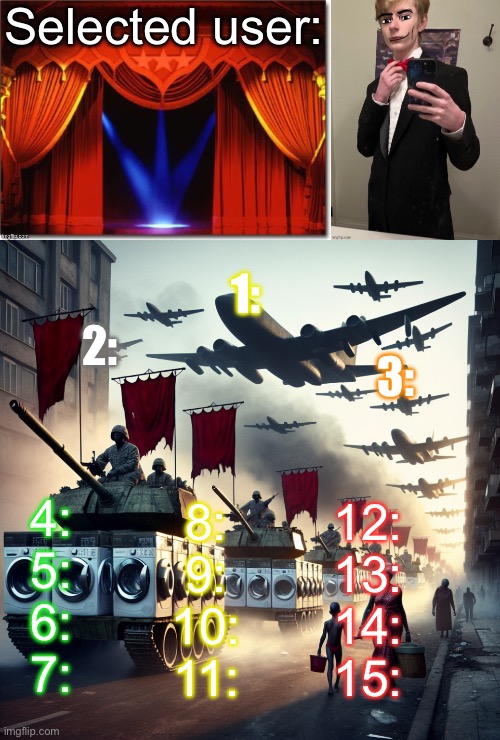 High Quality Blind voting by Virian Blank Meme Template