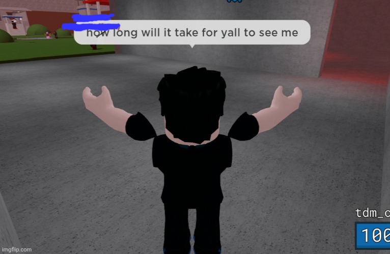 For context I snuck into the opposite side and started doing the forbidden emote | image tagged in roblox,item asylum | made w/ Imgflip meme maker