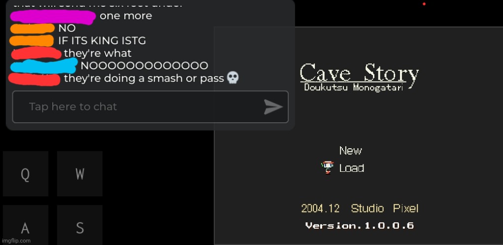 This was something I witnessed | image tagged in roblox,cave story | made w/ Imgflip meme maker