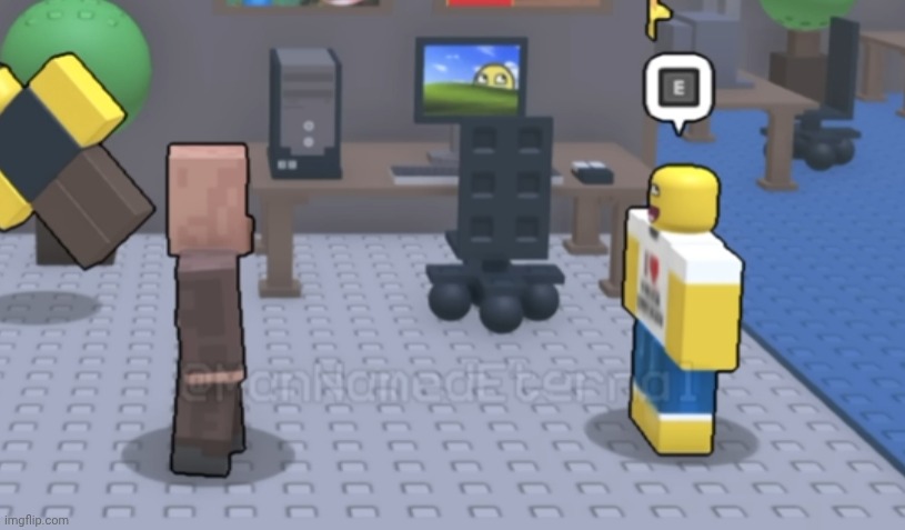 image tagged in roblox,minecraft,blocktales | made w/ Imgflip meme maker