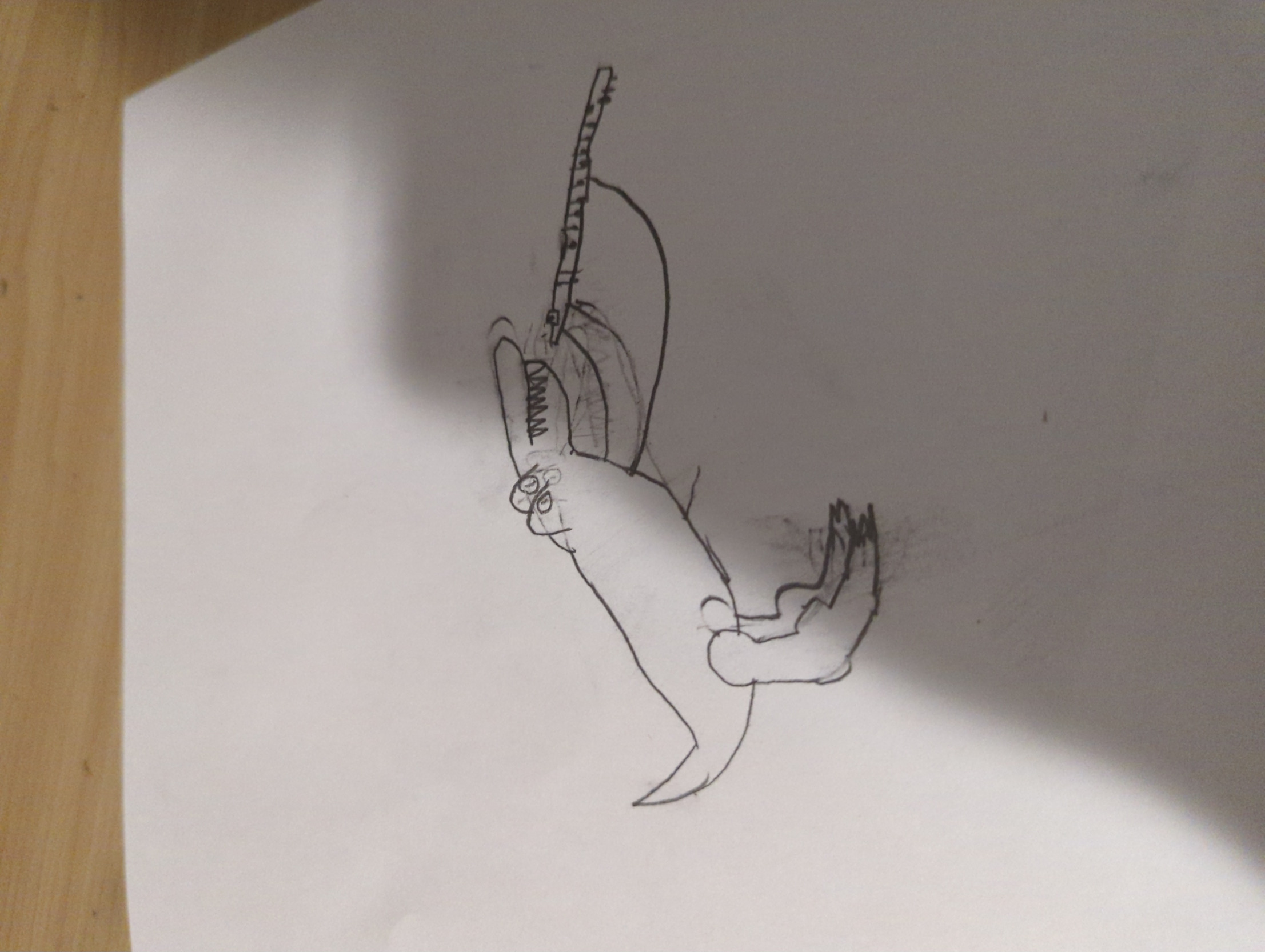 Goofy dinosaur playing flute image Blank Meme Template