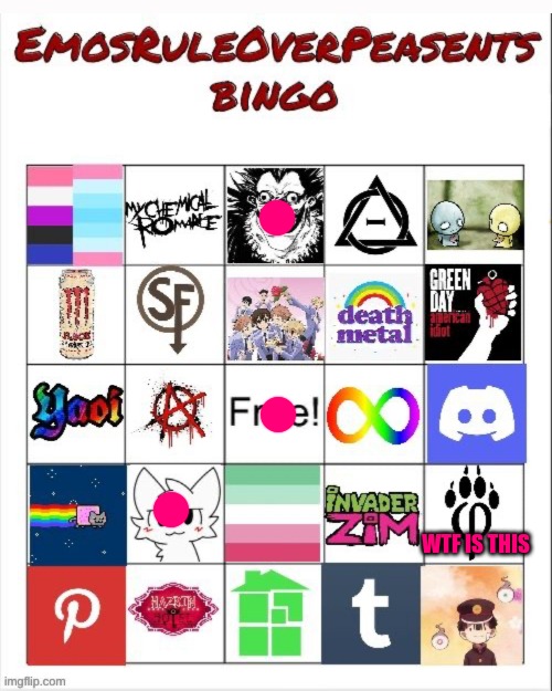 EROP bingo 2 | WTF IS THIS | image tagged in erop bingo 2 | made w/ Imgflip meme maker