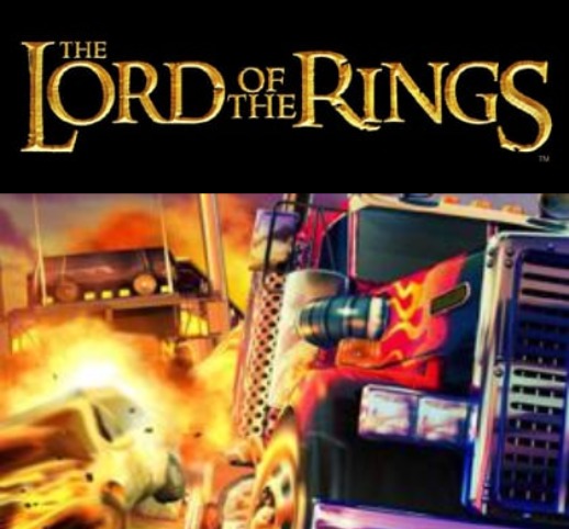 Slavic Lord of the Rings | image tagged in slavic 18 wheeler american pro trucker,slavic lives matter,slavic battle | made w/ Imgflip meme maker