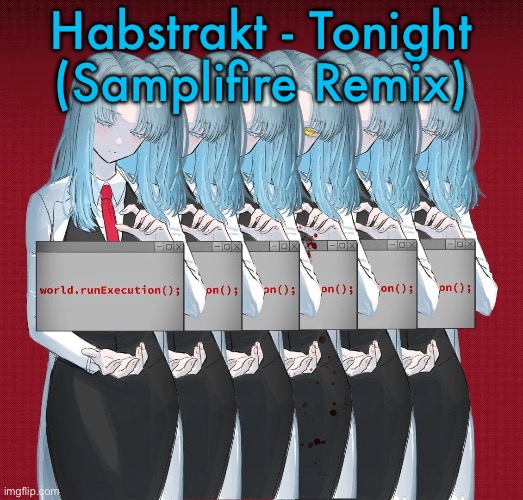 Angela LC | Habstrakt - Tonight (Samplifire Remix) | image tagged in angela lc | made w/ Imgflip meme maker