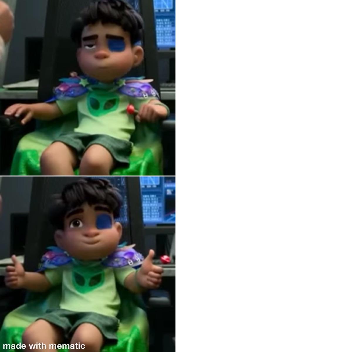 Elio disagreement VS agreement u/Various-Ninja-531 Blank Meme Template