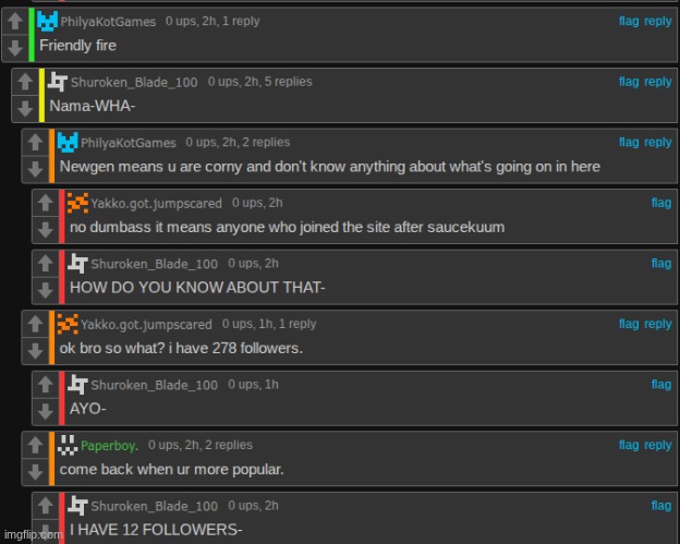 newgen civil war | made w/ Imgflip meme maker