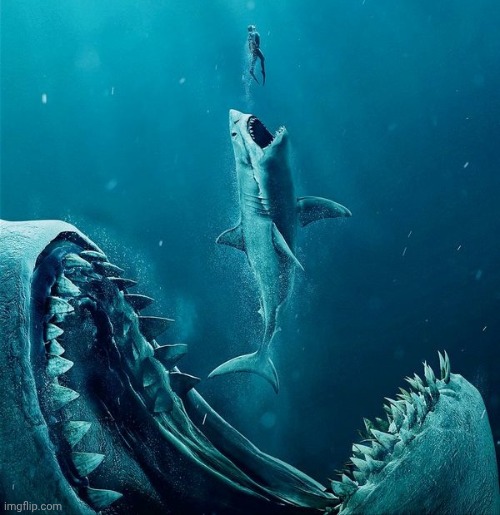 always a bigger shark | image tagged in always a bigger shark | made w/ Imgflip meme maker