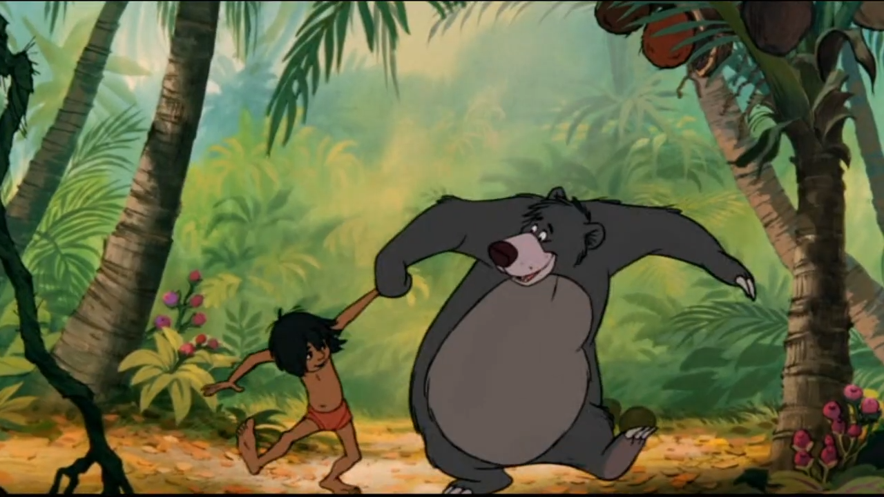 Mowgli and Baloo Blank Meme Template