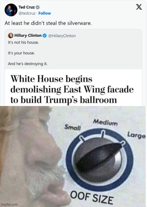 You Might Want to Sit this One Out, Hillary | image tagged in oof size large | made w/ Imgflip meme maker