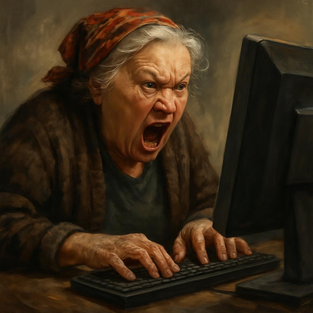 High Quality Old screamer Blank Meme Template