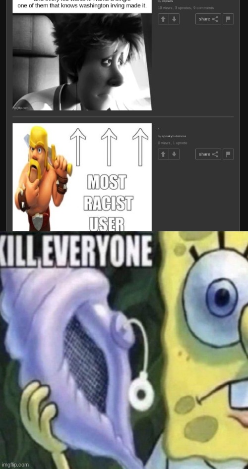image tagged in spongebob kill everyone | made w/ Imgflip meme maker