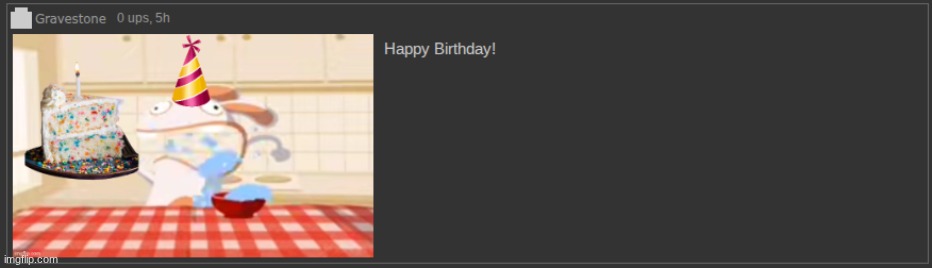 Happy Birthday! | image tagged in happy birthday | made w/ Imgflip meme maker