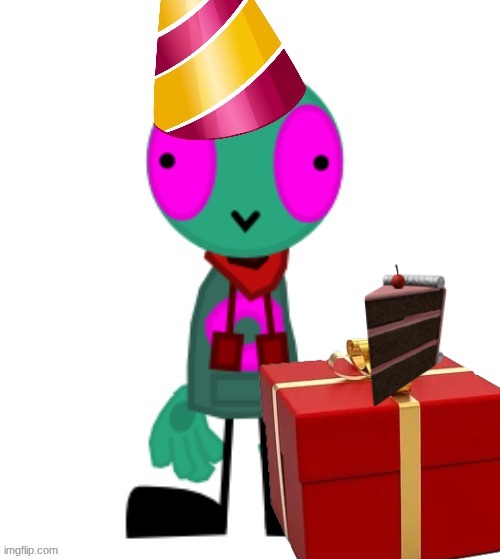 Birthday Hat Fersquall | image tagged in birthday hat fersquall | made w/ Imgflip meme maker