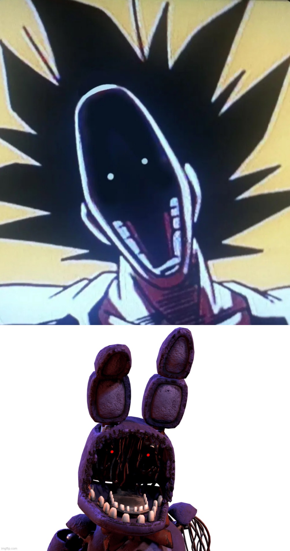 image tagged in withered bonnie | made w/ Imgflip meme maker