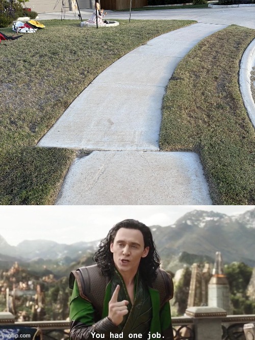 Where 2 Paths Don't Cross | image tagged in you had one job | made w/ Imgflip meme maker