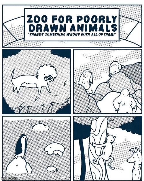 Poorly Drawn | image tagged in comics | made w/ Imgflip meme maker