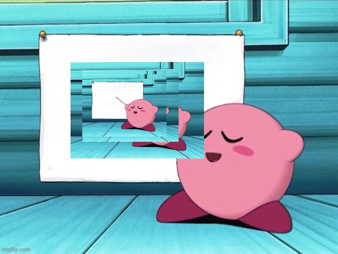 kirby sign | image tagged in kirby sign | made w/ Imgflip meme maker